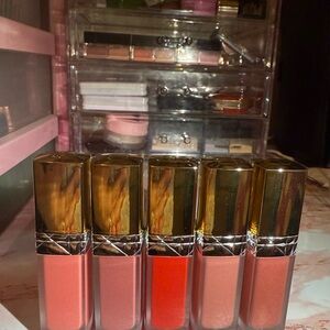 Dior Lip Gloss Collection - Coral, Red, Nude
